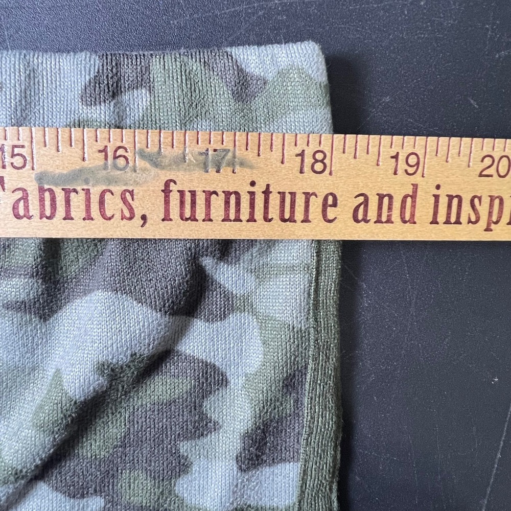 Lucky Brand Green Camo Pajama Set Women XL Lounge Pants Shorts Sleepwear Soft - Picture 13 of 15